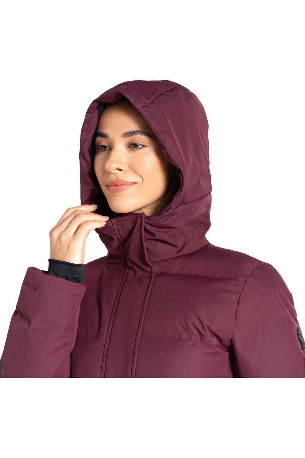 Dare2b chaqueta impermeable insulada mujer WANDER ROJO vista detalle