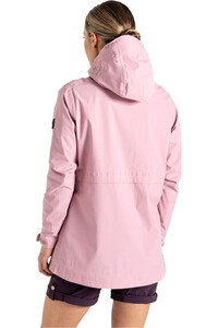 Dare2b chaqueta impermeable mujer SWITCH UP II MORADO vista trasera