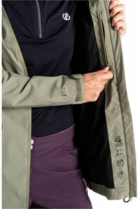 Dare2b chaqueta impermeable mujer SWITCH UP II VERDE 04