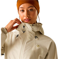 Dare2b chaqueta impermeable mujer TORREK BRTHE EASY MARRON vista detalle