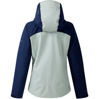 Dare2b chaqueta impermeable mujer TORREK III AZUL vista trasera