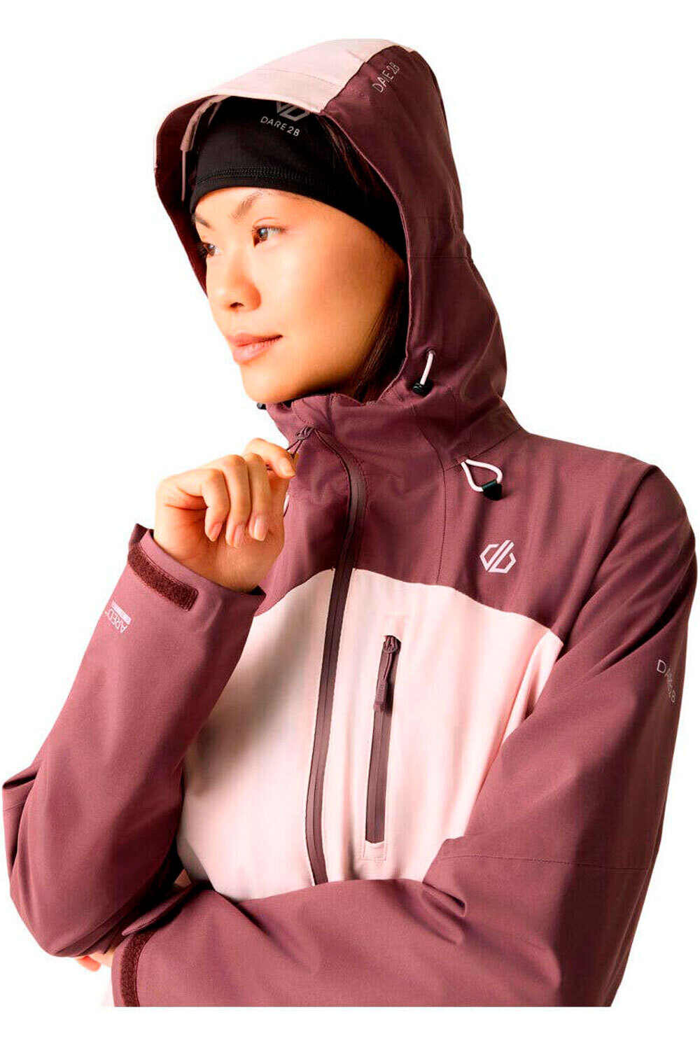 Dare2b chaqueta impermeable mujer TORREK III MORADO 04