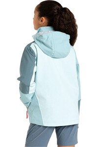 Dare2b chaqueta impermeable niño EXPLORE II GRIS vista trasera