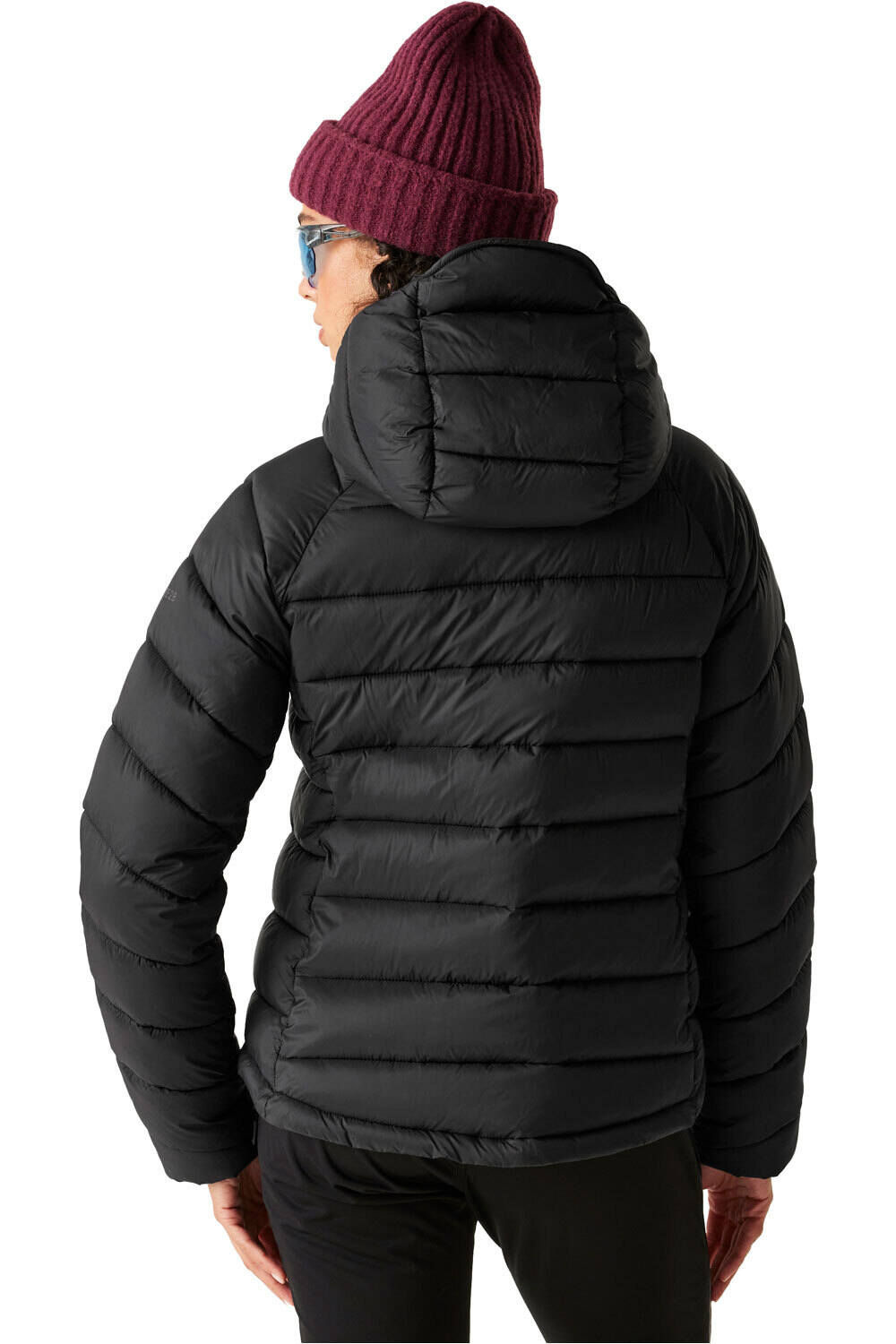 Dare2b chaqueta outdoor mujer TORREK NEGRO vista trasera