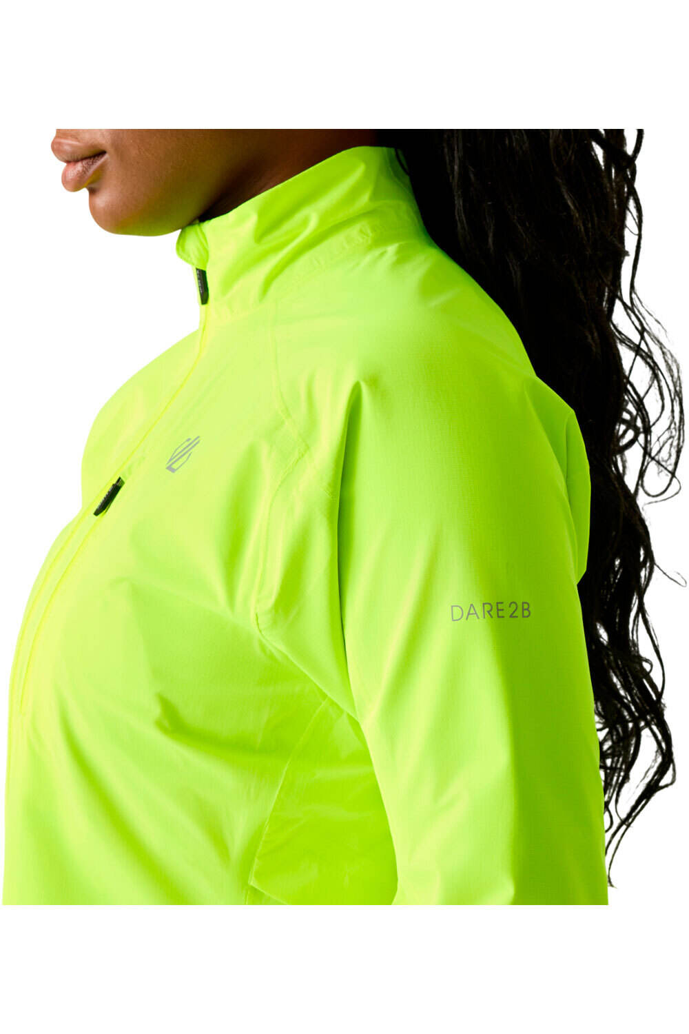 Dare2b cortavientos ciclismo mujer TOR AMARILLO vista detalle