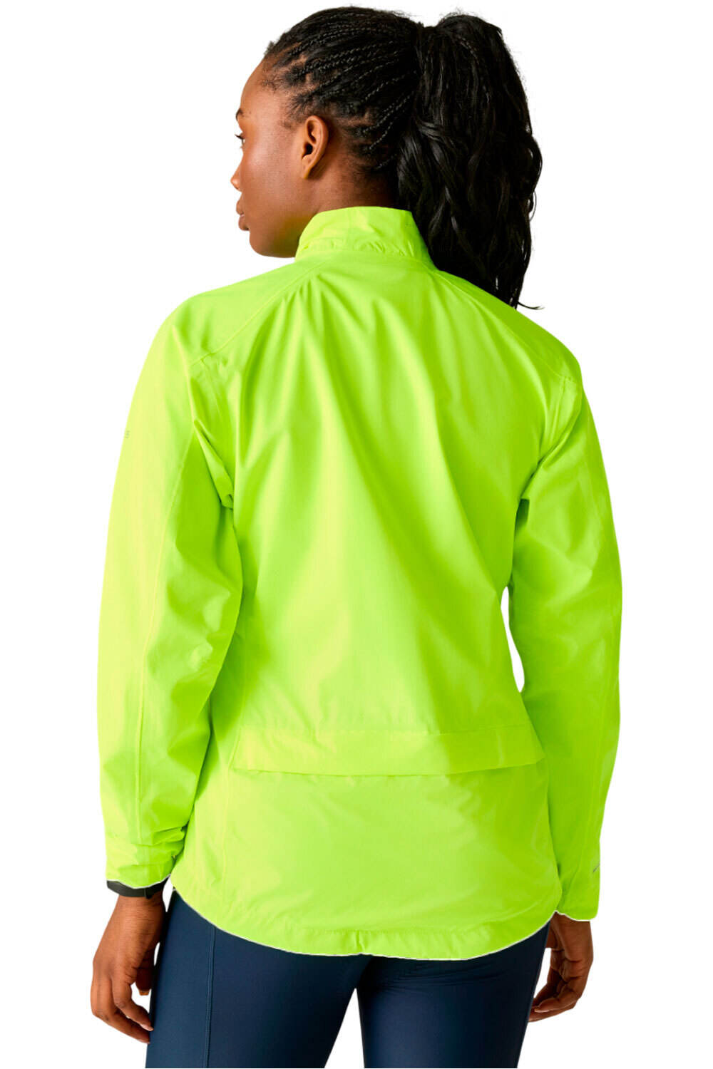 Dare2b cortavientos ciclismo mujer TOR AMARILLO vista trasera
