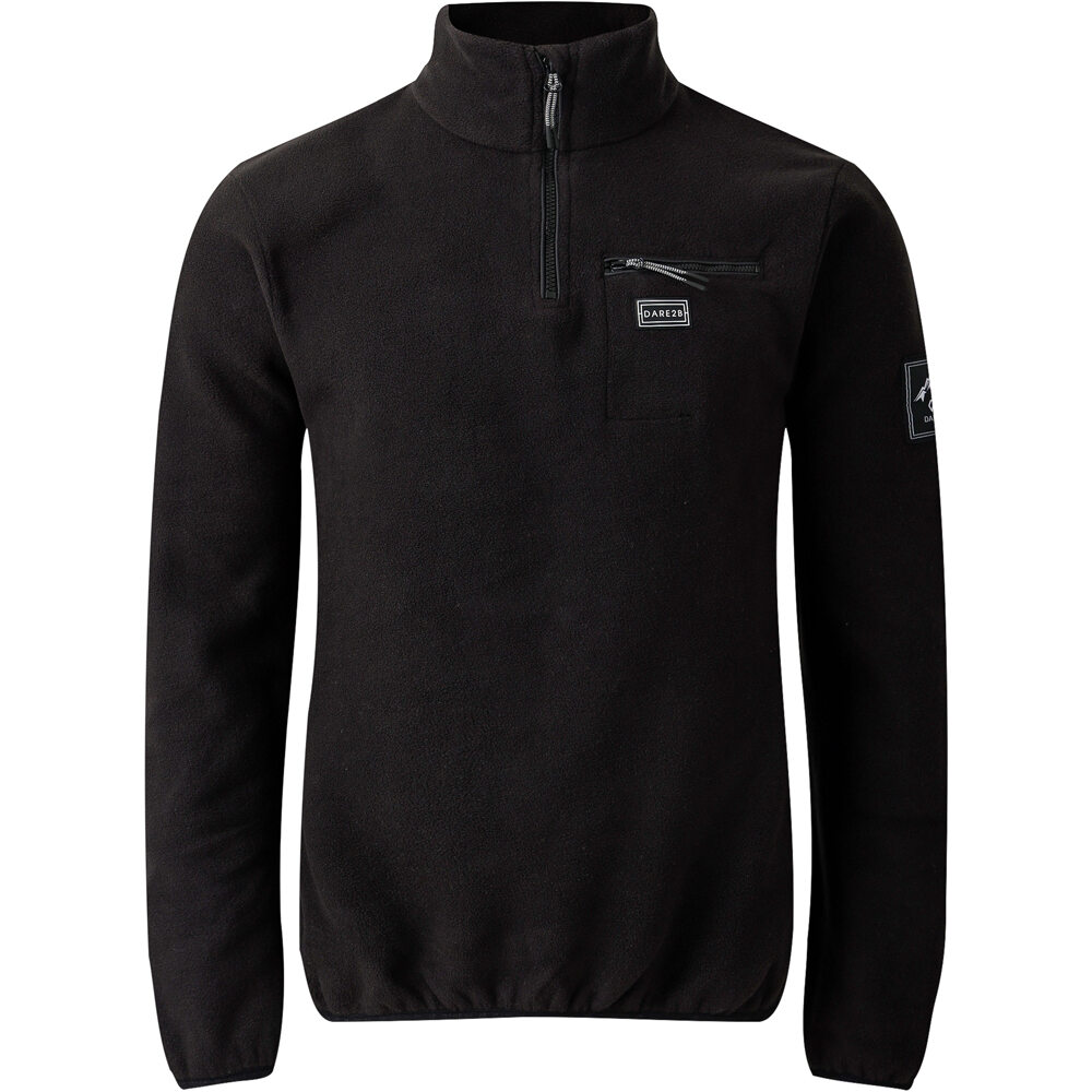 Dare2b forro polar hombre AFFINITY NEGRO vista frontal