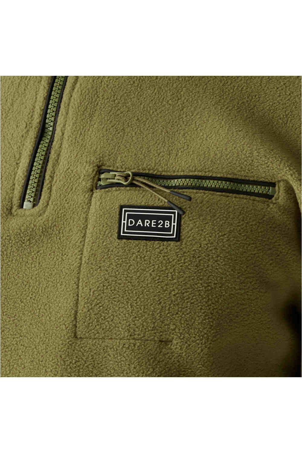 Dare2b forro polar hombre AFFINITY VERDE vista detalle