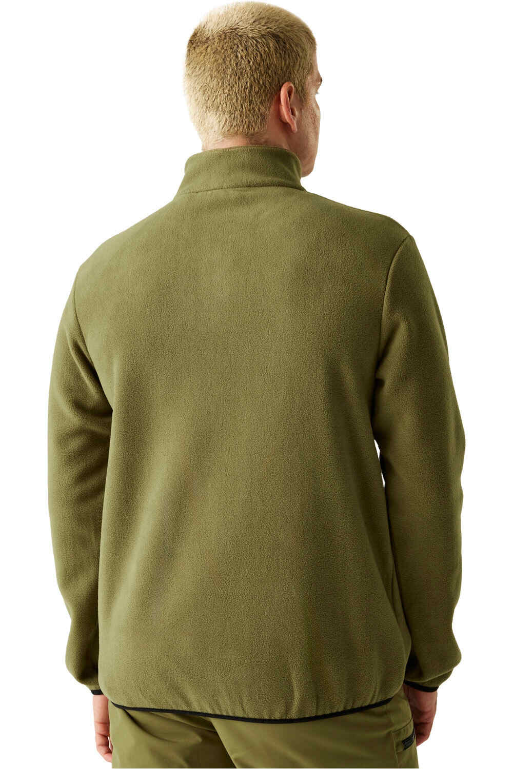 Dare2b forro polar hombre AFFINITY VERDE vista trasera