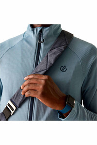 Dare2b forro polar hombre APEX STRETCH MID AZUL vista detalle