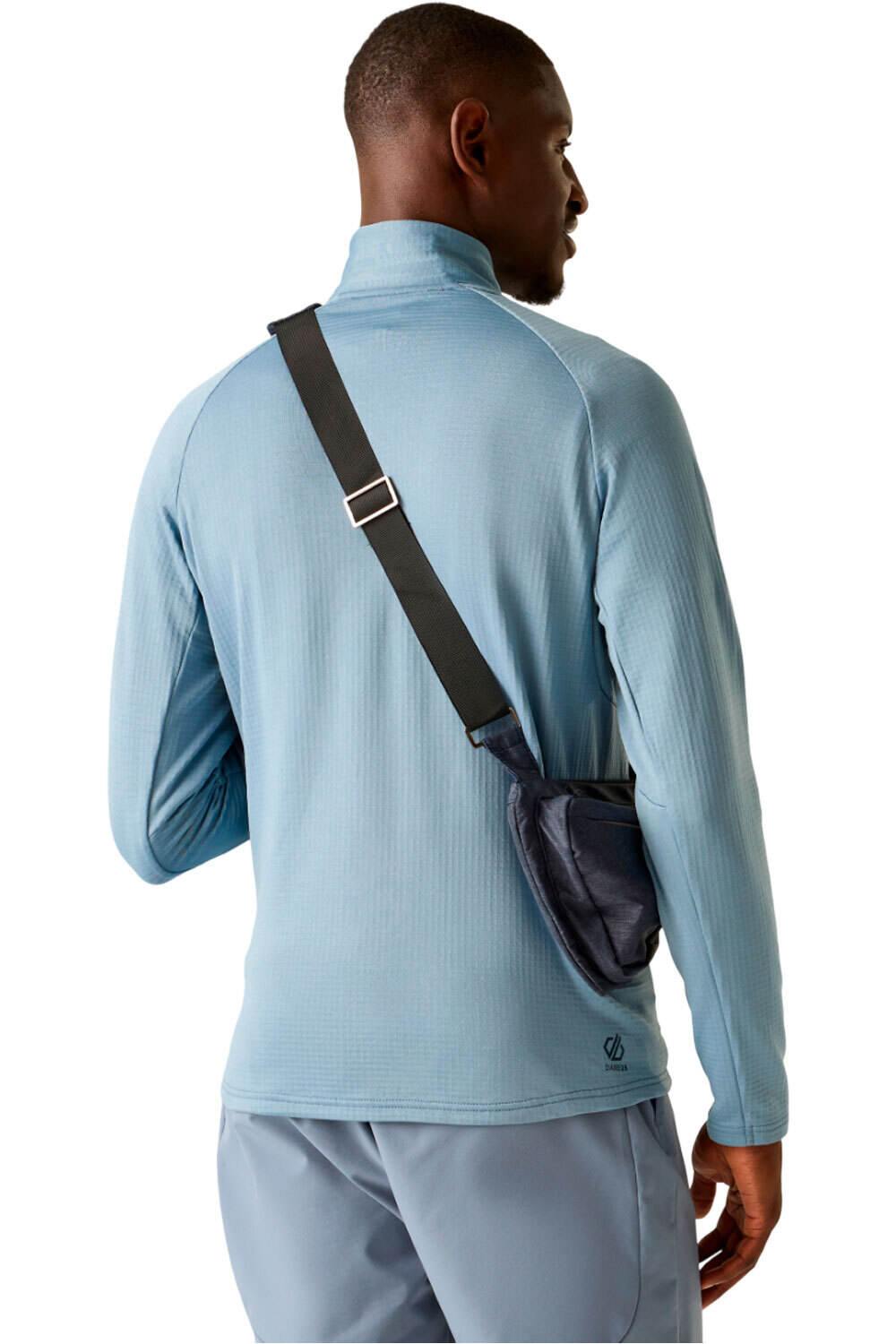 Dare2b forro polar hombre APEX STRETCH MID AZUL vista trasera