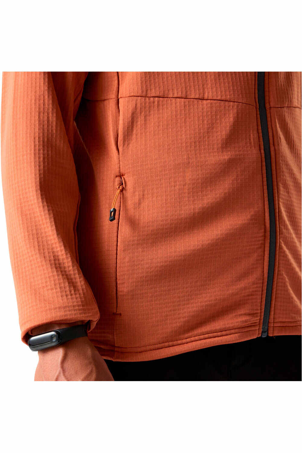 Dare2b forro polar hombre APEX STRETCH MID NARANJA 03
