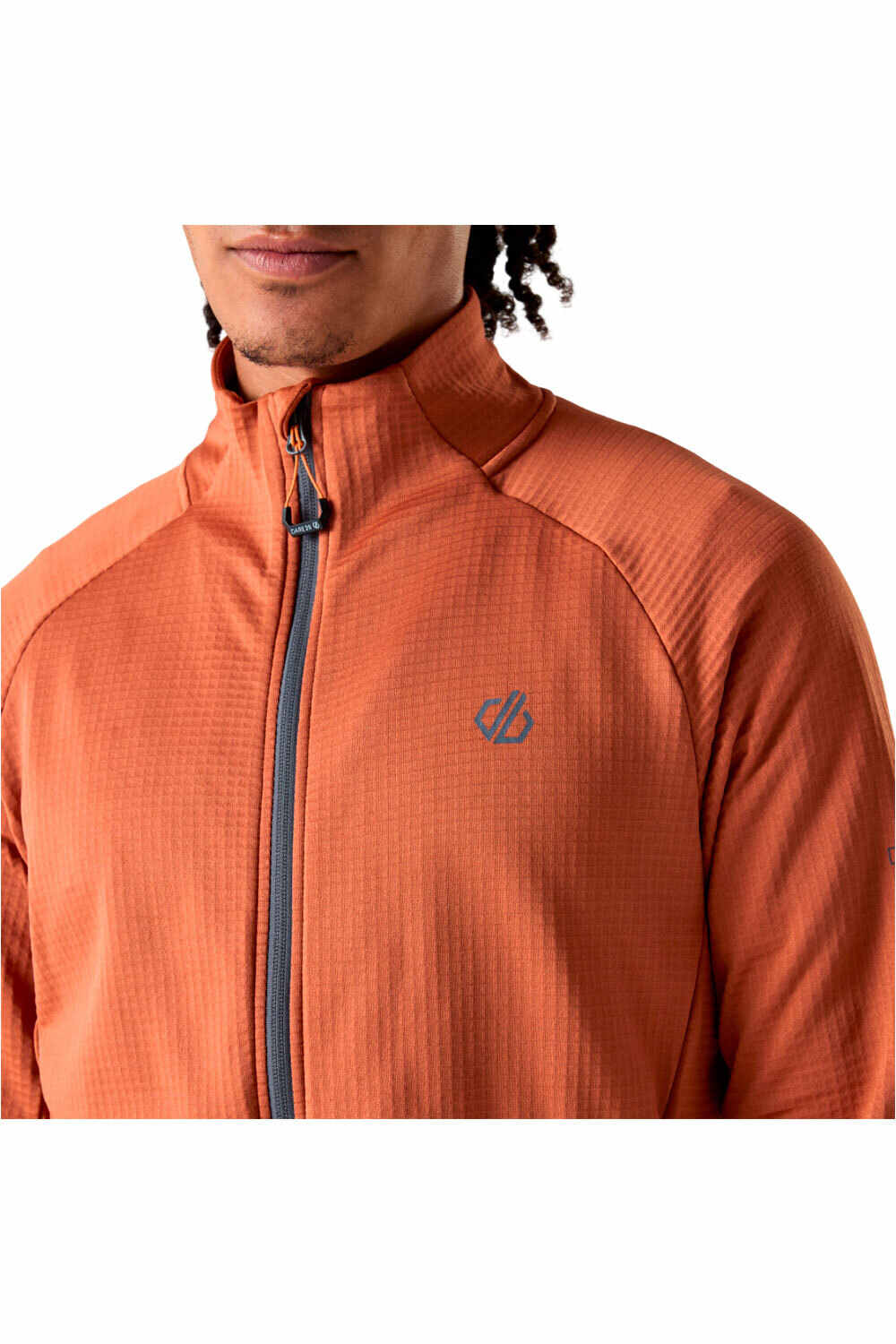 Dare2b forro polar hombre APEX STRETCH MID NARANJA vista detalle