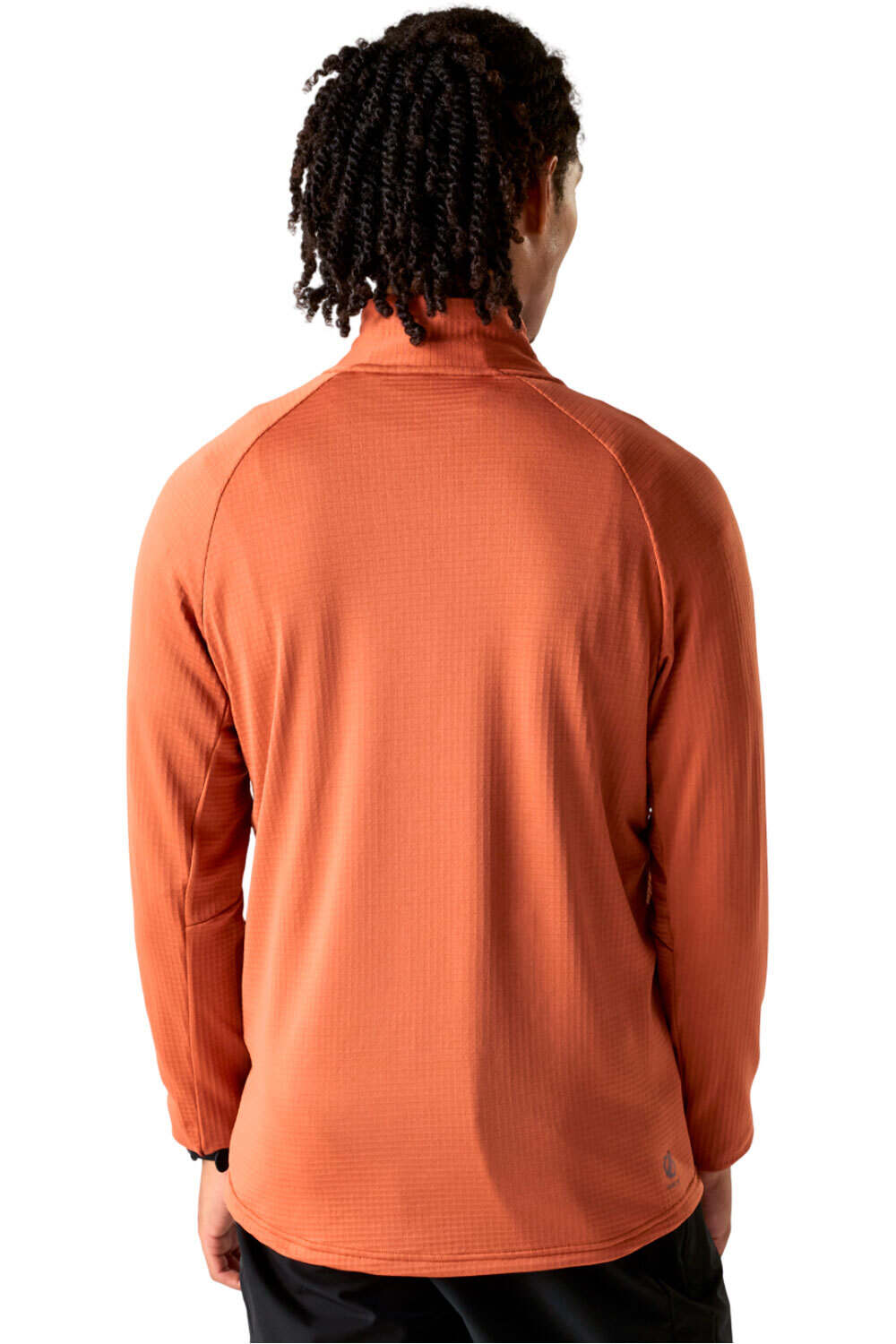 Dare2b forro polar hombre APEX STRETCH MID NARANJA vista trasera