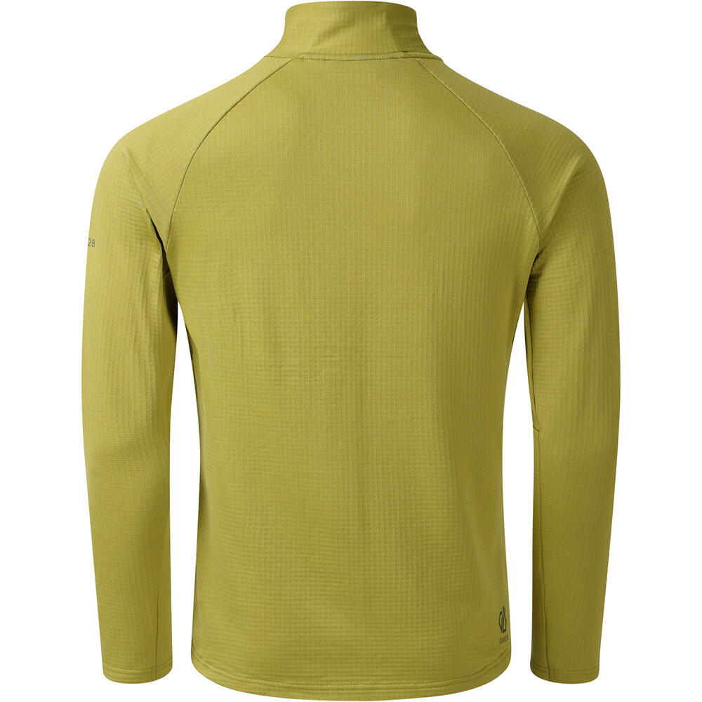 Dare2b forro polar hombre APEX STRETCH MID VERDE vista trasera