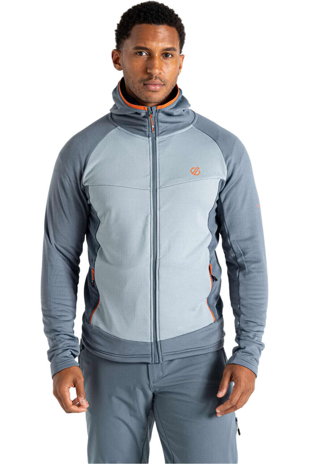 Dare2b forro polar hombre ASSIMILATE IV GRIS vista frontal