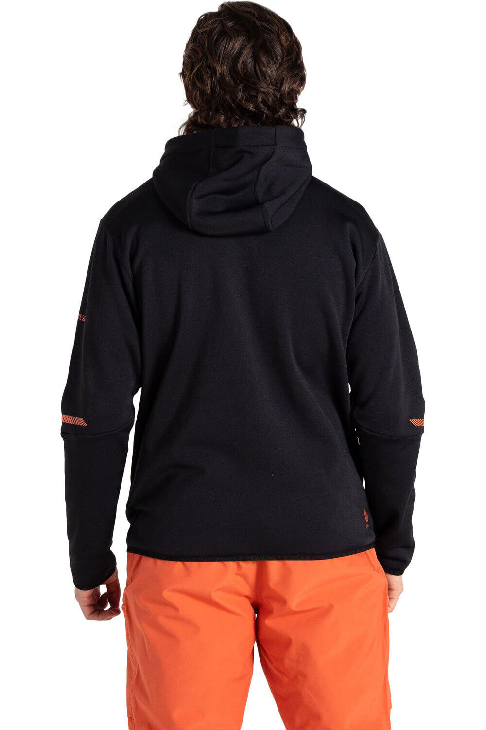 Dare2b forro polar hombre CAMBER CORE NEGRO vista trasera