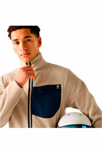 Dare2b forro polar hombre CamberShieldFle BLANCO vista detalle