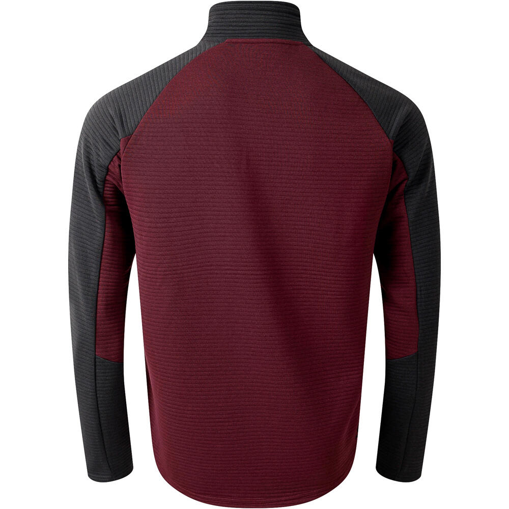 Dare2b forro polar hombre DIGNIFY NEGRO vista trasera