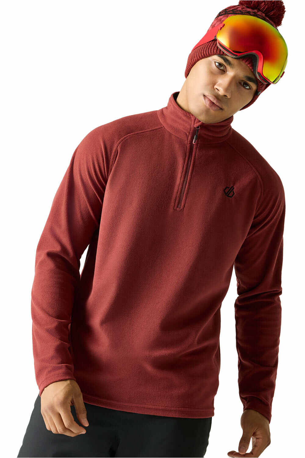 Dare2b forro polar hombre Freethink II ROJO vista frontal