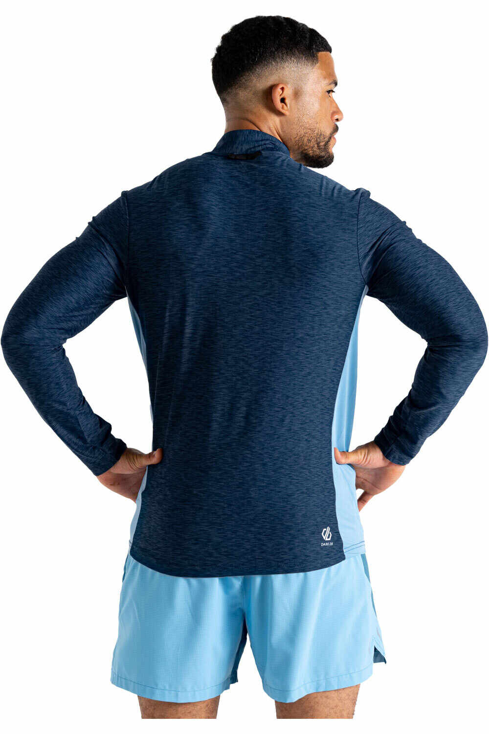 Dare2b forro polar hombre POWER UP AZUL vista trasera