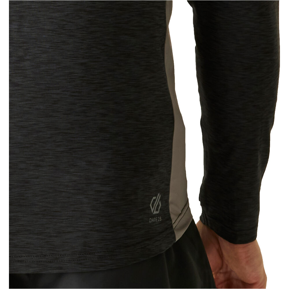 Dare2b forro polar hombre POWER UP NEGRO vista detalle