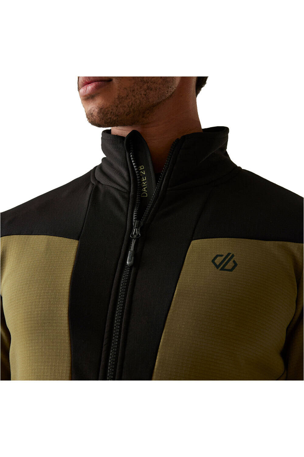 Dare2b forro polar hombre SUBSTRATUM NEGRO vista detalle