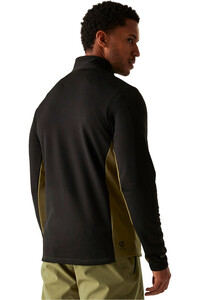 Dare2b forro polar hombre SUBSTRATUM NEGRO vista trasera