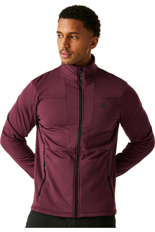 Dare2b forro polar hombre SUBSTRATUM V STR MID ROJO