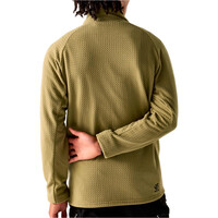 Dare2b forro polar hombre SWITCH OUT PRO VERDE vista trasera