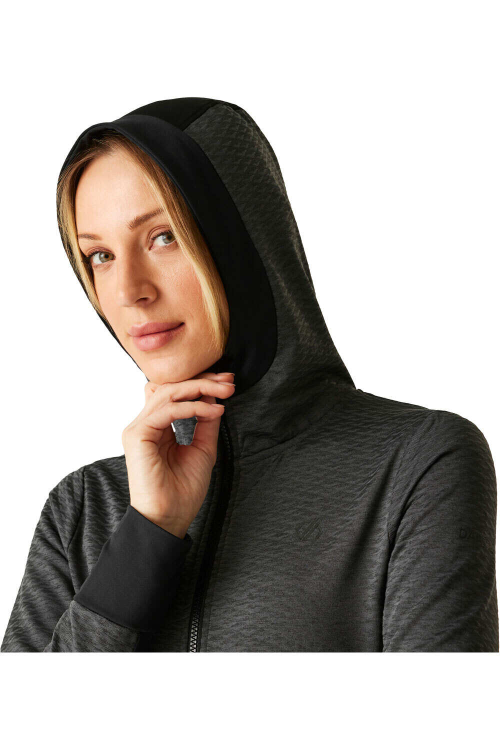 Dare2b forro polar mujer CONVEY IV NEGRO vista detalle
