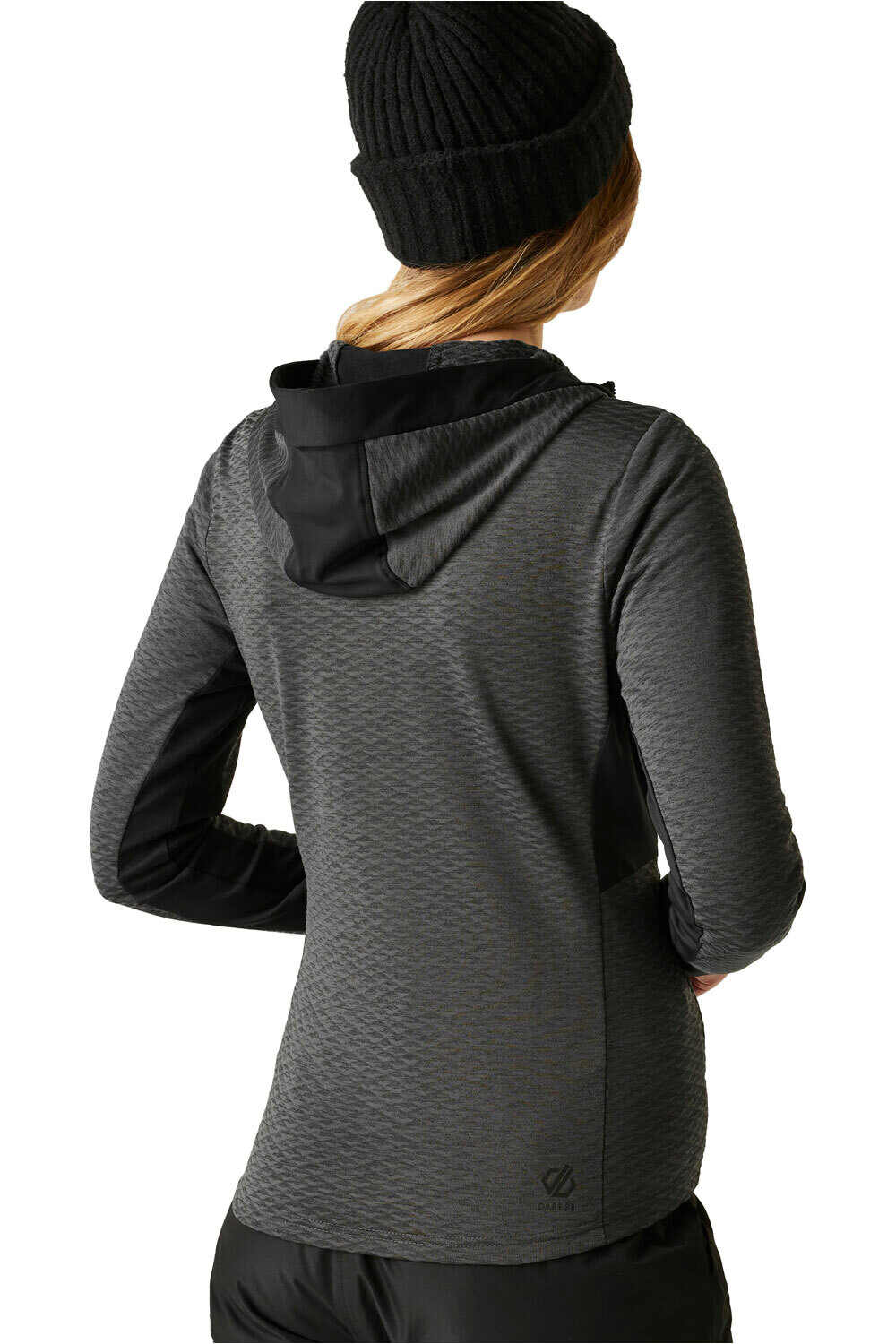 Dare2b forro polar mujer CONVEY IV NEGRO vista trasera