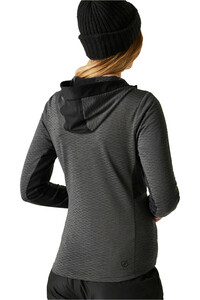Dare2b forro polar mujer CONVEY IV NEGRO vista trasera