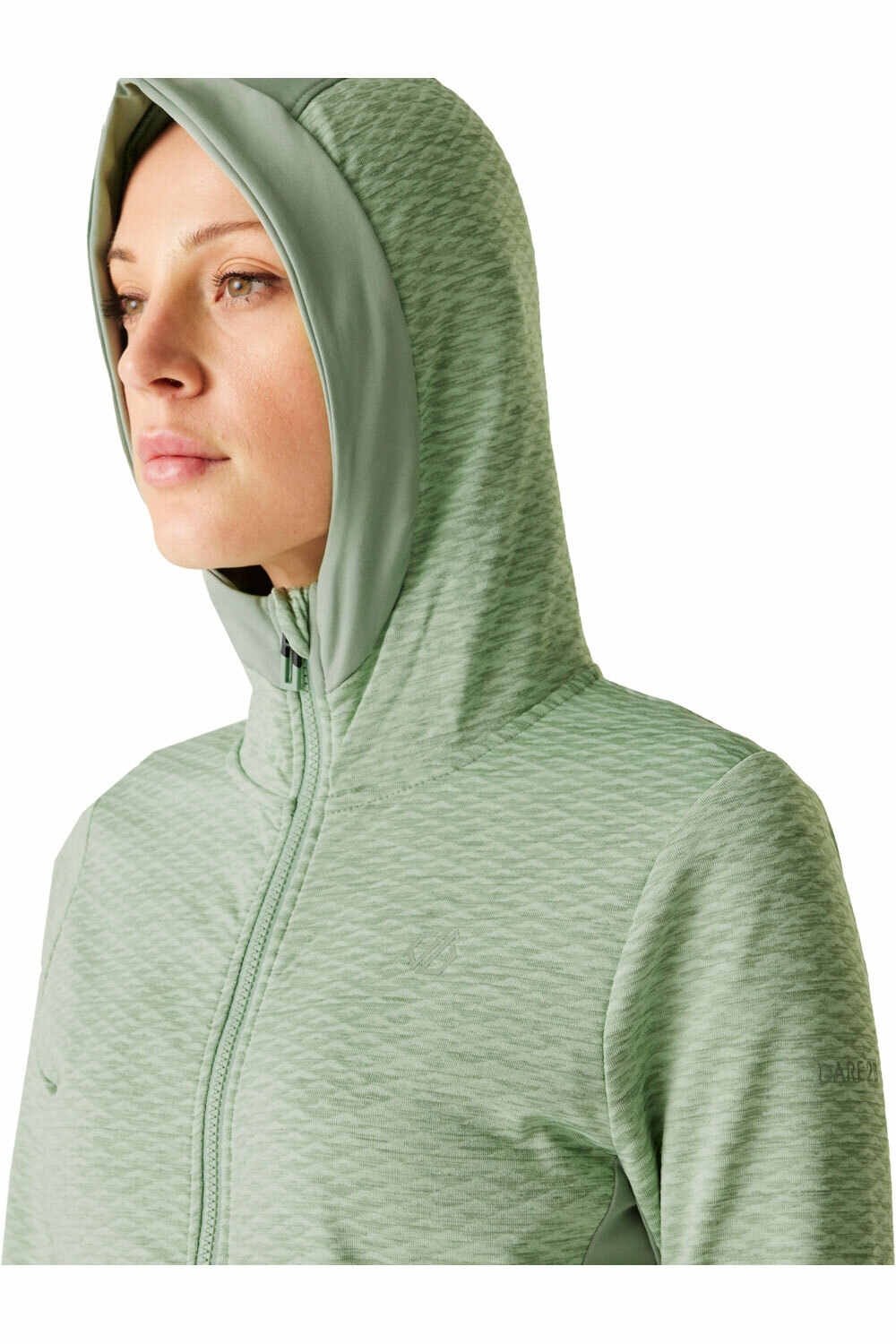 Dare2b forro polar mujer CONVEY IV VERDE vista detalle