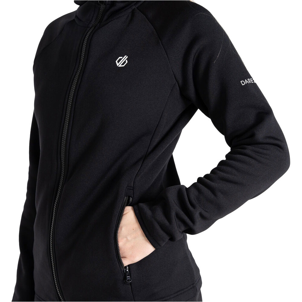 Dare2b forro polar mujer DENSITY CORE NEGRO vista detalle
