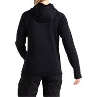Dare2b forro polar mujer DENSITY CORE NEGRO vista trasera