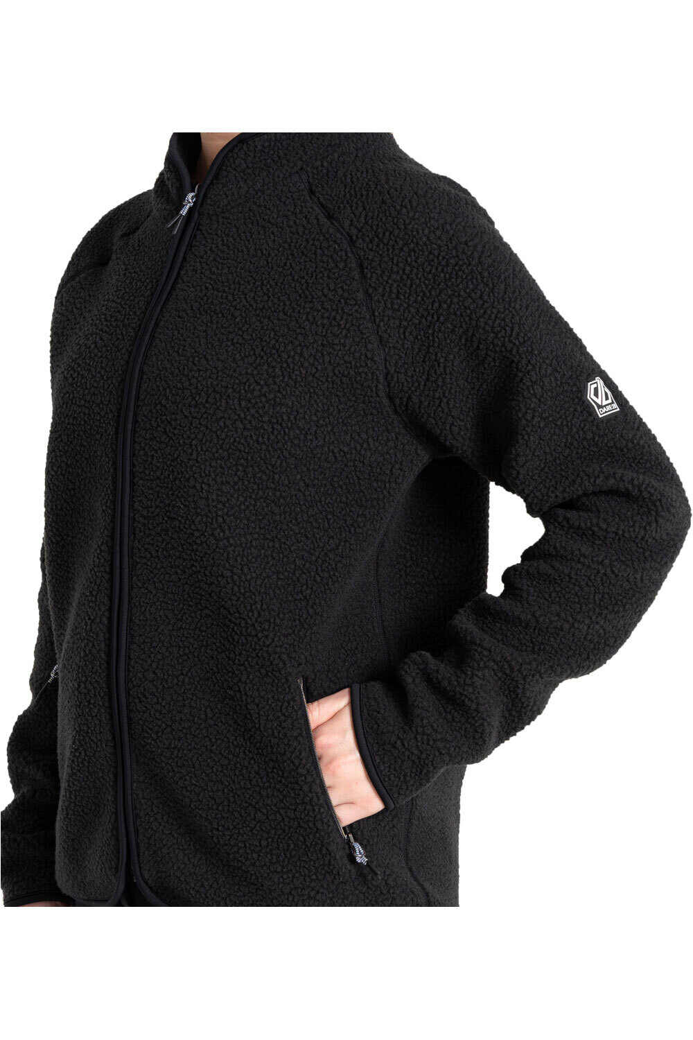 Dare2b forro polar mujer EXCURSION NEGRO vista detalle