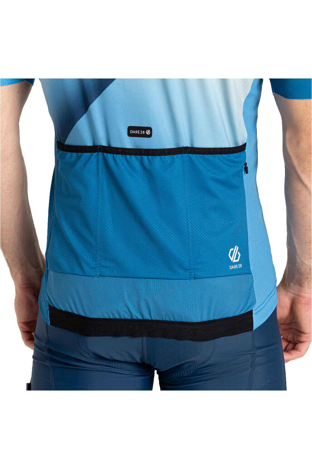 Dare2b maillot manga corta hombre AEP PEDAL II AZUL vista detalle