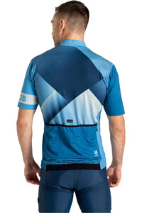 Dare2b maillot manga corta hombre AEP PEDAL II AZUL vista trasera