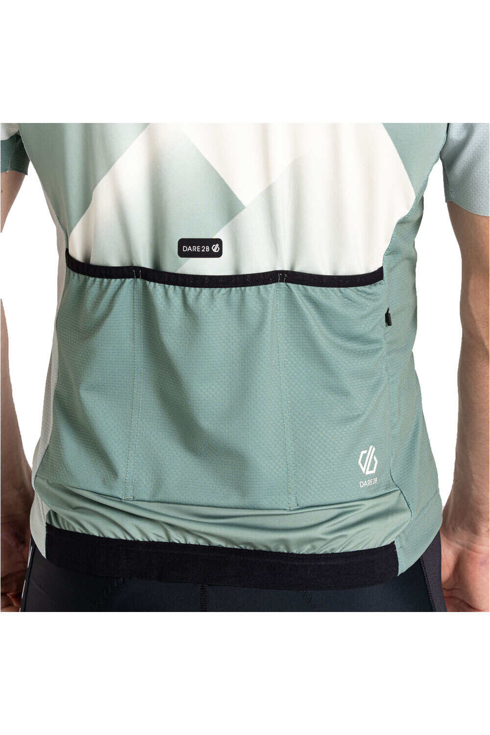 Dare2b maillot manga corta hombre AEP PEDAL II VERDE vista detalle