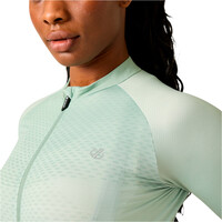 Dare2b maillot manga corta mujer LIGHTNINGS/SPRINT VERDE vista detalle