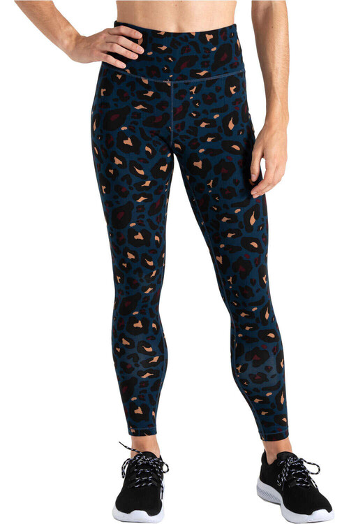 Dare2b pantalones y mallas largas fitness mujer INFLUENTIAL AZUL