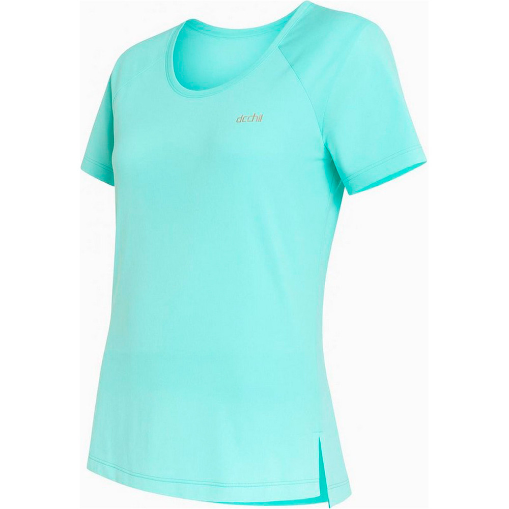 Ditchil camisetas fitness mujer ZIVA AZUL vista trasera