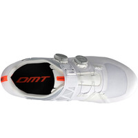 Dmt zapatillas ciclismo carretera KR0 BLANCO vista superior