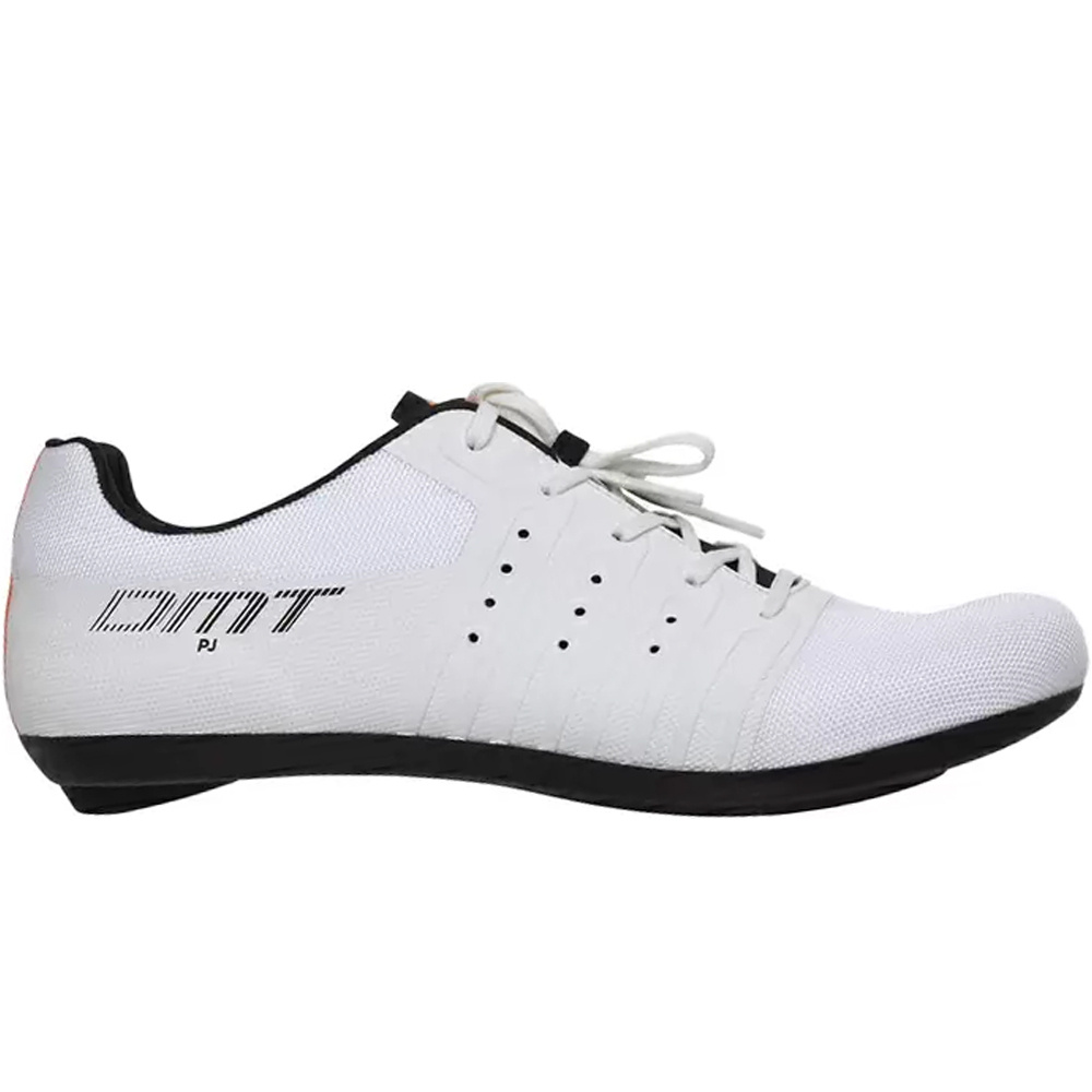 Dmt zapatillas ciclismo carretera KR4 PJ BLANCO lateral exterior