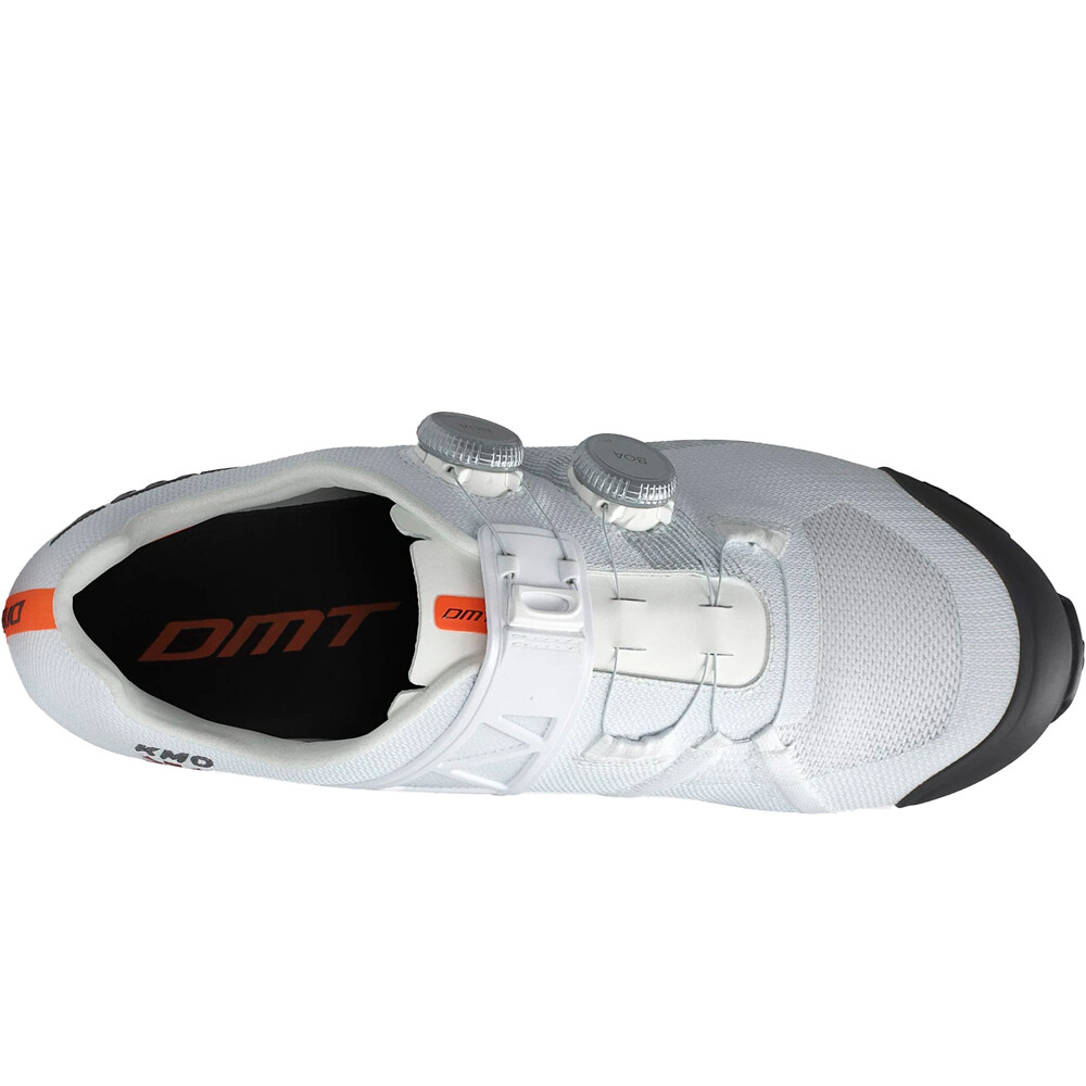 Dmt zapatillas mtb KM0 EVO BLANCO vista superior