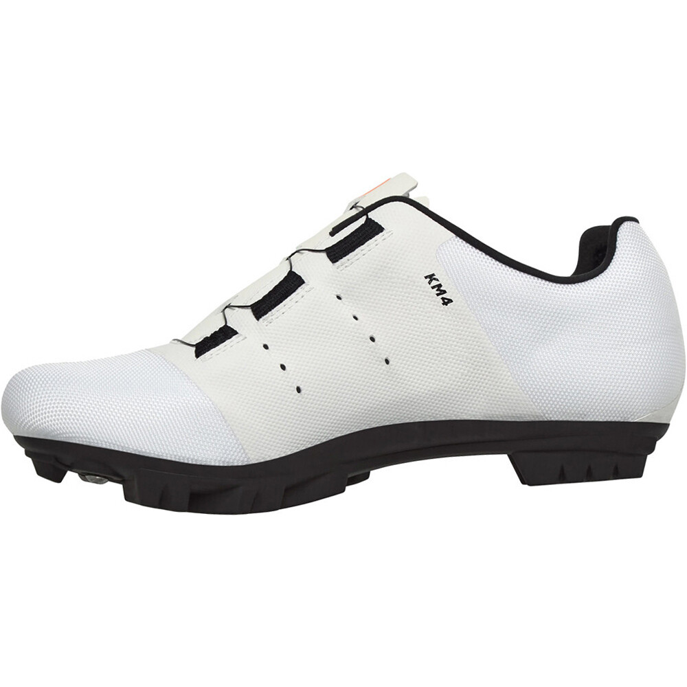 Dmt zapatillas mtb KM4 BLANCO lateral interior