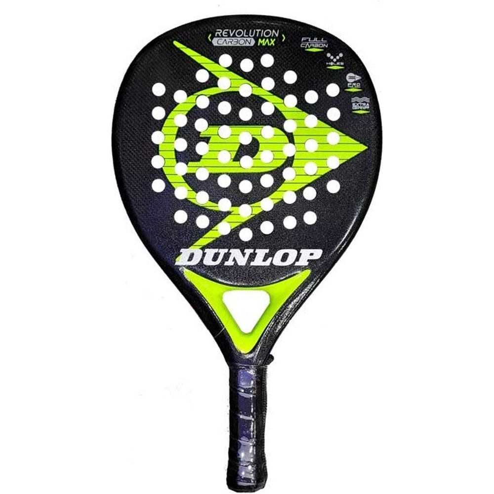 Dunlop pala pádel adulto REVOLUTION CARBON MAX VE CF  vista frontal
