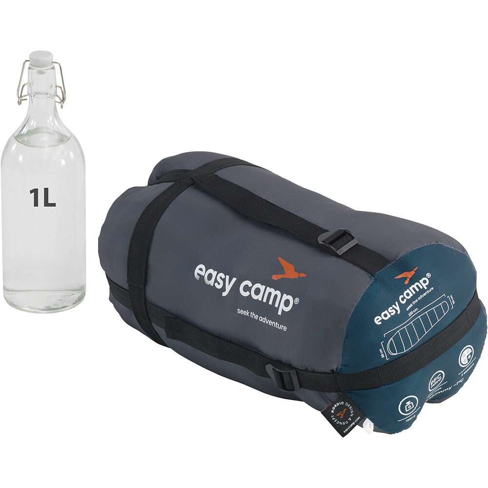 Easy Camp saco de dormir FALCON II MUMMY -1C AZUL 03