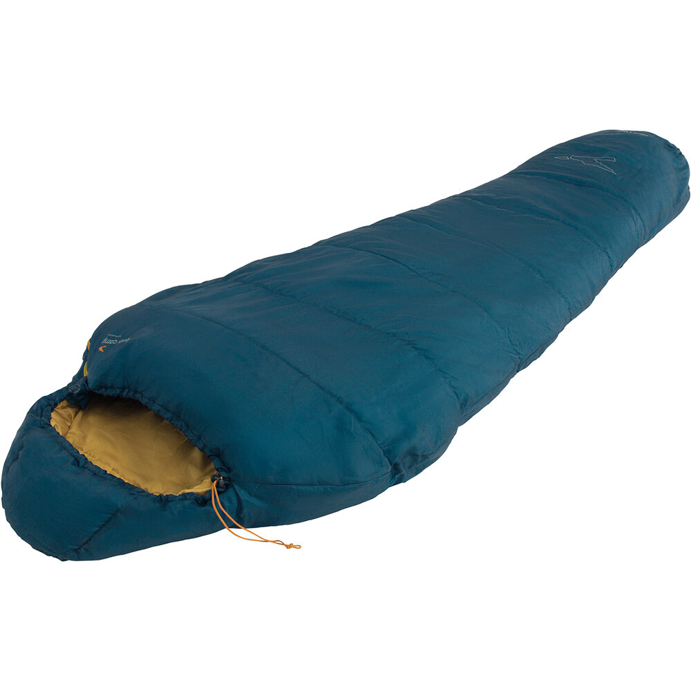 Easy Camp saco de dormir FALCON II MUMMY -1C AZUL vista frontal